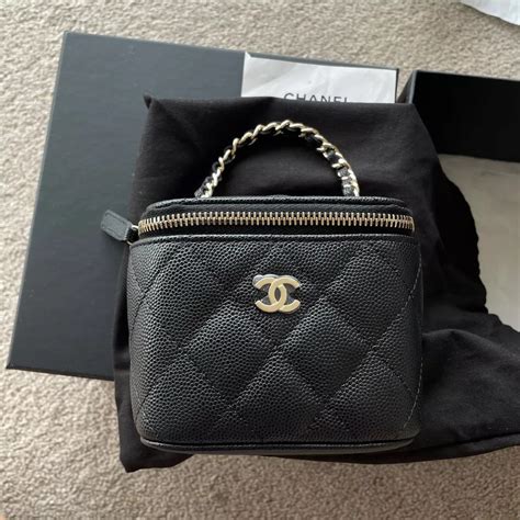 chanel micro vanity|chanel mini vanity case bag.